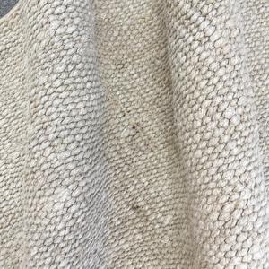 พรมวินเทจ ขนาดเล็ก 2.4x5.5 ฟุต พรมตุรกี สีขาวเทา พรมขนสัตว์สีพื้น - Product Image 5