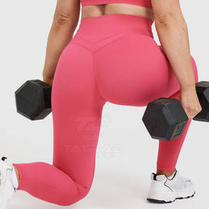 กางเกงโยคะผู้หญิง ลดราคา ผ้ายืด/โพลีเอสเตอร์ คุณภาพสูง เอวยืดหยุ่น ระบายอากาศ แห้งเร็ว ดีไซน์ใหม่ ขายด่วน - Product Image 4