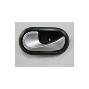 Manija Interior de Puerta Delantera Izquierda para Renault Megane 2-03/09, Acabado Negro Plateado Gris, Talla Única, Origen KZ, Garantía de 6 Años, 8200174075 - Product Image 1