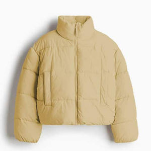 แจ็คเก็ตขนเป็ดแขนยาวซิปขึ้นของผู้หญิงเสื้อแจ็กเก็ตขนเป็ดแบบแพ็กเก็ตสีคอตั้งดีไซน์2025น้ำหนักเบา - Product Image 5