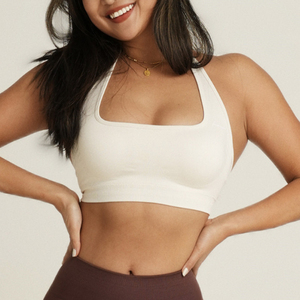 Hot Sale Custom Logo Plain Fitness Yoga <b>Bra</b> Elastic Athletic Running Sport Top Quick Dry <b>Plus</b> <b>Size</b> for Big Individuals - Product Image 2