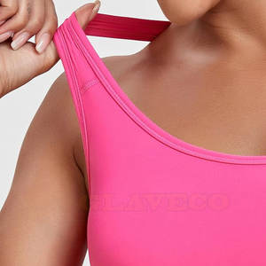 Ropa Deportiva en Existencia, Sujetador Deportivo para Mujer, Material de Spandex/Nailon, Talla Grande, Transpirable, Logotipo Frontal, Alta Calidad - Product Image 6