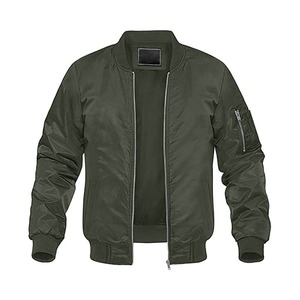 แจ็คเก็ตบอมเบอร์ผู้ชายขายดีที่สุด รับทำโลโก้ ดีไซน์ใหม่ คอตั้ง สำหรับฤดูหนาว ผลิตจากโพลีเอสเตอร์กันน้ำ - Product Image 1