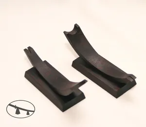 Support de couteau en acier inoxydable avec fini enduit de poudre noire parfait pour les fournitures d'hôtel et le stockage de table de cuisine - Product Image 4