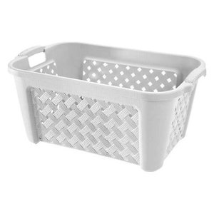 ตะกร้าเก็บของพลาสติก Arianna ขนาด 58x38x26 ซม. ดีไซน์แบบสาน สำหรับจัดระเบียบ - Product Image 1