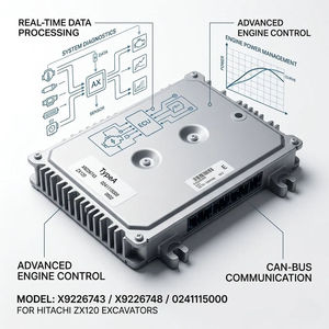 Controlador ECU de Alta Calidad X9226743 X9226748 0241115000 para Excavadora Hitachi ZAX120 ZAX200 ZAX225 - Product Image 5