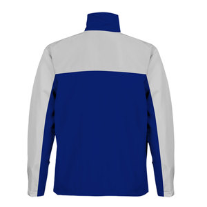 Chaqueta cortavientos Softshell larga para hombre con capucha Parches personalizables de estilo de cremallera de moda - Product Image 2