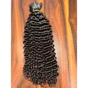 Extensions de Cheveux Humains Indiens Vierges 100% Crépus Bouclés Alignés Cuticules High Fi Vagues Naturelles Doux Plat Trame Brut Frontal Perruques Dentelle - Product Image 5