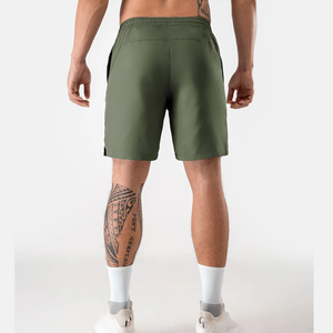 Bermuda en spandex à séchage rapide pour homme avec poches cachées tissées de style sportif à taille élastique-Service OEM disponible - Product Image 3