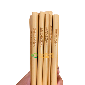 Vente en gros ensemble de pailles en bambou biodégradables jetables en bambou du Vietnam écologiques pour vente en gros quantité en vrac - Product Image 1