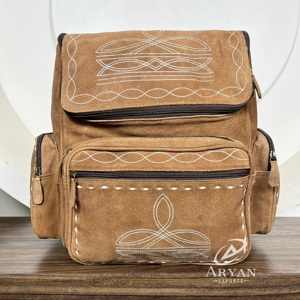 Factory High Quality Multi-functional Suede Leather Diaper <b>Backpack</b> With Large Capacity Portable Luxury <b>Laptop</b> Women's <b>Backpack</b> - Product Image 1