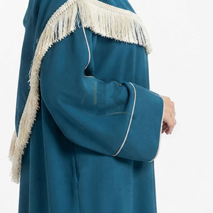 Robe de prière simple pour femmes, longue, tenue de prière musulmane, tenue islamique modeste avec couvre-chef pour la prière quotidienne - Product Image 5