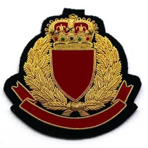 2025 Gros Personnalisé Bullion Fil Badge Fait À La Main Grand Design logo Broderie Patchs Fabriqué au Pakistan - Product Image 2