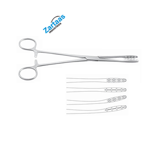 Pinzas de toalla Ulrich de acero inoxidable de alta calidad, pinzas de abrazadera de tubo, exportador y fabricante de 22cm - Product Image 5