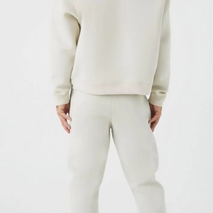 ชุดกีฬาแบบสวมศีรษะผ้าคอตตอน100% 500GSM มีฮู้ดและกางเกงขายาวออกแบบโลโก้ได้ตามต้องการ - Product Image 5