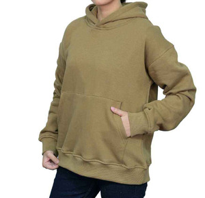 Sudadera con capucha de lana de algodón suave con logotipo personalizado de nuevo diseño para mujer, suéter personalizado de proveedor a granel, sudaderas para marcas y minoristas - Product Image 3