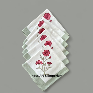 Vente en gros de napperons et serviettes de table en coton imprimé - Product Image 3