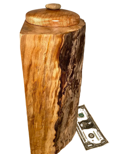 Urnes funéraires en bois de mangue de bonne qualité fabriquées à la main pour cendres humaines Design Art déco Capacité de 4-5L Emballage standard - Product Image 5