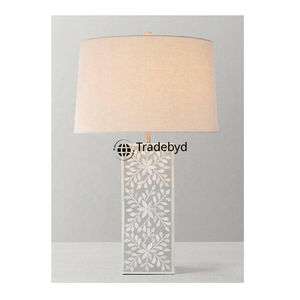 Handcrafted Bone Inlay <b>LED</b> Lamp E26 Base AC Modern Luxury <b>Table</b> <b>Lighting</b> for Hotels Villas Resorts Elegant Homes-Tradebyd - Product Image 5