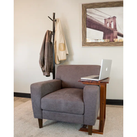 Table basse portable en bois massif moderne avec roulettes, multifonctionnelle, écologique, durable, facile à nettoyer, pour salon, bureau