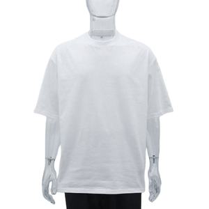 เสื้อยืด100% สำหรับผู้ชายและผู้หญิงทรงหลวมโอเวอร์ไซส์ผ้าคอตตอน - Product Image 1