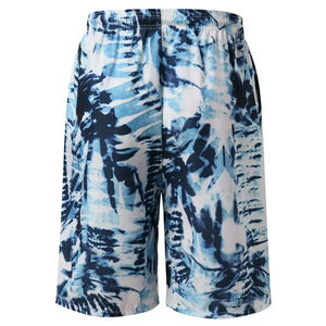 Short de basket-ball décontracté pour homme, mi-long en maille, motif uni, taille élastique, imprimé étoile personnalisé - Product Image 2