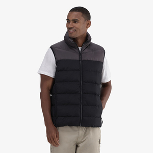 Veste sans manches surdimensionnée pour hommes sur mesure de haute qualité avec capuche amovible gilet en toile en gros pour l'automne hiver printemps - Product Image 4