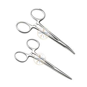 คีมล็อกเฮโมสแตทตรง + โค้งสำหรับทำเครื่องประดับ5.5สำหรับงานหนัก - Product Image 4