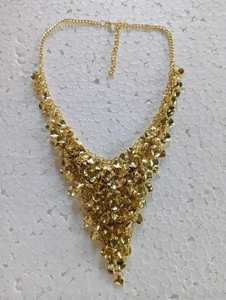 Collar en capas de cota de malla de latón elegante hecho a medida, hecho a mano y diseñado para hacer una declaración de estilo feroz. - Product Image 6