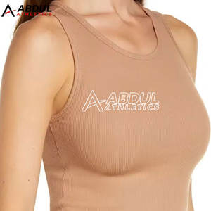 Camiseta sin mangas transpirable de secado rápido para mujer, camiseta sin mangas de bajo precio al por mayor, ropa de entrenamiento sin mangas, camiseta sin mangas para mujer - Product Image 5