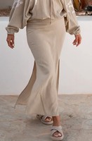 100% coton Balmy soirée bohème mode de vie femmes Maxi jupe jours ensoleillés dames plage et station porter jupe longue