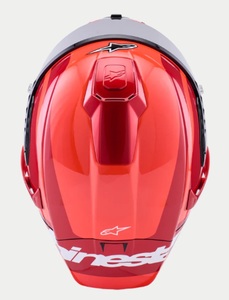 Casque authentique Alpine Stars Super Tech R10 Arius Double Red - Product Image 2