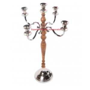 Candelabro de hierro y plata con estilo al por mayor, candelabros de 3 brazos para la decoración de la Mesa del hogar, excelente precio para suministros de Navidad para hoteles - Product Image 3