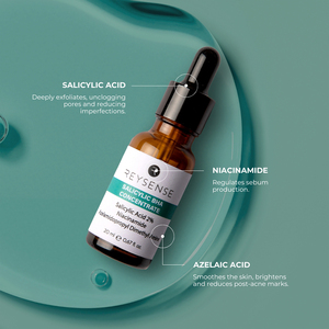 REYSENSE Siero Concentrato BHA all'Acido Salicilico 100% Made in Italy, Cura della Pelle del Viso, Anti-Acne e Anti-Pori Dilatati - Product Image 2