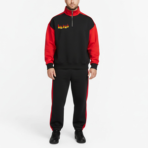 Conjunto Deportivo Personalizado para Hombre, 100% Algodón, Estilo Holgado, Lavado Ácido, Sudadera y Pantalones Deportivos Estampados, Antiarrugas, Antibolitas, Estilo Hip Hop 2 - Product Image 1