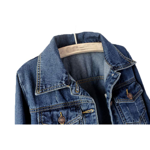 Custom Wear High Quality Women <b>Jacket</b> Coats for Ladies Top Trending Product Women Turn Down Collar <b>Denim</b> <b>Jacket</b> - Product Image 5