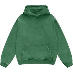 Sudadera con capucha lavada con ácido personalizada para hombre, ropa de calle retro con tinte de corbata, logotipo bordado, sudadera de invierno de algodón 100%, impresión digital OEM ODM - Product Image 1