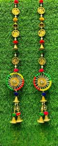 Cycle chakra et cloche tenture murale cordes suspendues décorations murales faites à la main pour mariages et pendaison de crémaillère (1PC) - Product Image 2