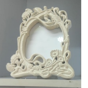 Miroir mural décoratif en métal rond de luxe en forme de tournesol Art Déco pour la décoration de la maison - Product Image 2