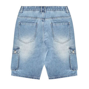 Pantalones Cortos Casuales de Gimnasio para Hombre, de Corte Holgado, con Cordón, 100% Algodón, Lona Gruesa, Cintura Media, Color Sólido, Personalizados por el Fabricante - Product Image 5