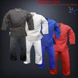 SPOTEX BJJ Gi Jiu Jitsu artes marciales uniforme de acero inoxidable transpirable de cintura alta Unisex Pakistán al por mayor - Product Image 2