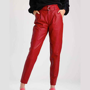 Pantalones de Cuero para Mujer, Pantalones Elásticos Versátiles para el Trabajo, Uso Versátil en Prendas, Textiles Decorativos para el Hogar - Product Image 2