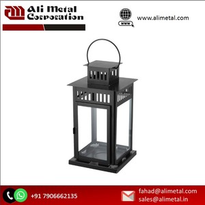 Modern Wood Candle Holder <b>Lantern</b> with Natural Frame Design for Everyday and <b>Christmas</b> Decorative Additions - Product Image 6