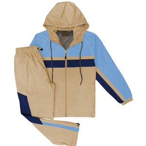 Survêtements en nylon coupe-vent bloc de couleur pour hommes vêtements de sport vêtements actifs vestes et pantalons ensembles de jogging deux pièces confortables - Product Image 6