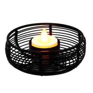 Classique or noir hexagonal métal porte-lumière votive 5x5x3 pouces intérieur extérieur fête décor maison bougeoirs bocaux - Product Image 5