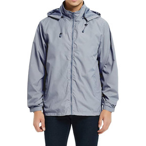 Top tendance sur mesure veste coupe-vent pour hommes coupe confortable col à capuche toile à séchage rapide nouveau Design élégant prix avant - Product Image 1