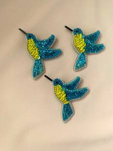 Broches de cuentas Diseñador hecho a mano Accesorios de alta calidad Diseño único Forma de color personalizada Estilo moderno tradicional antiguo - Product Image 4