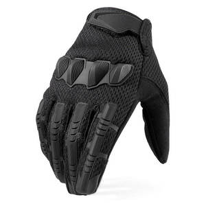 ถุงมือเพนท์บอลหนังสีทึบสินค้ามาใหม่ - Product Image 1
