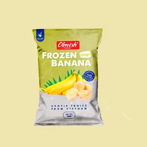 Plátano congelado (anillos) de la marca OLMISH Vietnam calidad superior al por mayor a granel de buena calidad de Vietnam Venta caliente