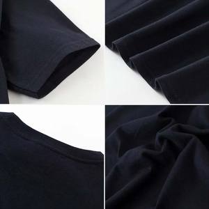 T-shirt surdimensionné imprimé sur mesure 100% coton avec manches courtes en fibre de bambou souple filée à l'anneau - Product Image 5